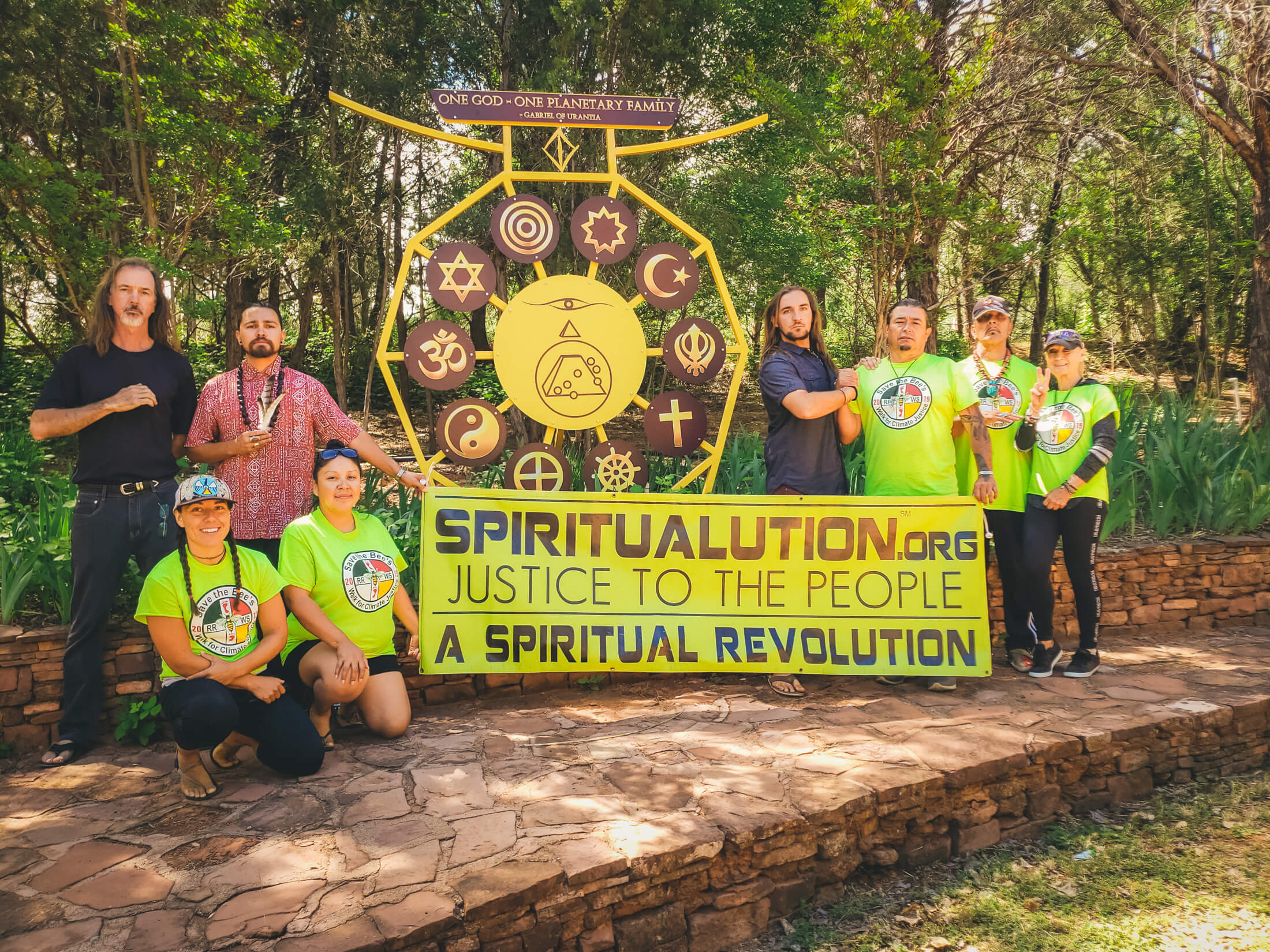 Camp Avalon Spiritual Nature Retreat Bulletin - We were blessed to join and support Chief Harry Good Wolf Kindness & Chief Bobby Wallace in Sedona this summer while on the national 